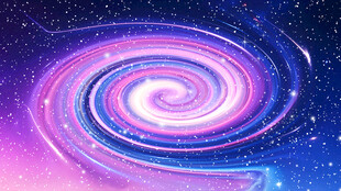 梦幻绚丽星空宇宙漩涡