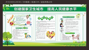 创城卫生宣传栏