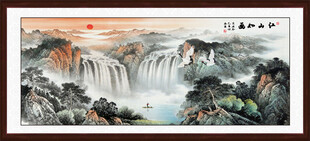 聚宝盆风水画国画