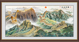 长城山水画