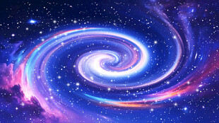 梦幻星空旋涡星云