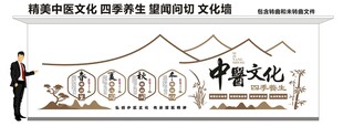 中医四季养生文化墙