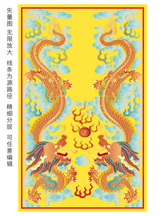 纳福龙双龙戏珠月饼茶包装酒礼盒