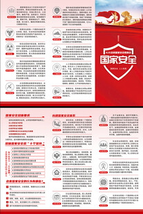 国家安全教育三折页