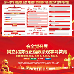 全党开展树立和践行正确政绩观