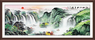 国画山水 客厅山水画