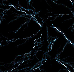 蓝色闪电抽象背景图案