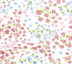 粉色花卉图案布料纹理