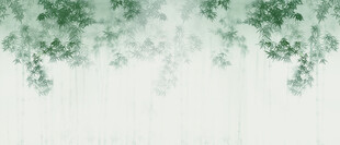 清新灯箱新中式水墨竹子