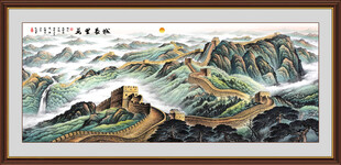 长城江山如画 万里长城山水画