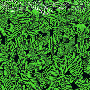 绿色树叶无缝图案背景