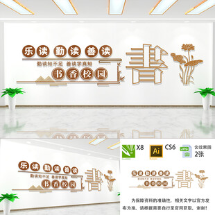 书香满校园文化墙