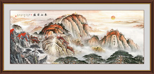 泰山日出五岳独尊