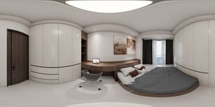 现代简约风卧室室内设计