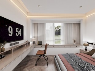 现代简约风客厅室内场景