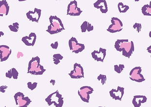 粉色心形图案背景纹理