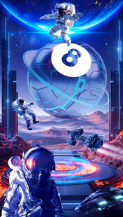 科技台球厅背景