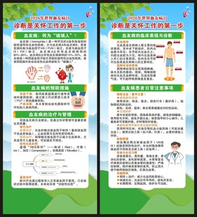 世界血友病日展架