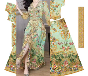 定位花  中国风