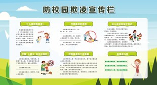 校园欺凌宣传栏