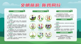 文明旅游宣传栏