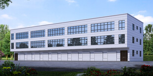 现代风格多层工业厂房