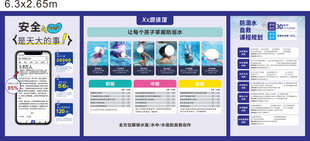 游泳馆喷绘墙图片