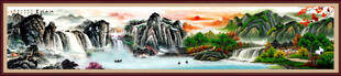 超长巨幅山水画