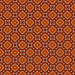 橙色几何条纹无缝图案