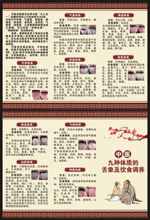 中医体质辨识三折页