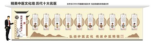 中医文化墙 十大名医