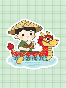 端午节插画矢量图
