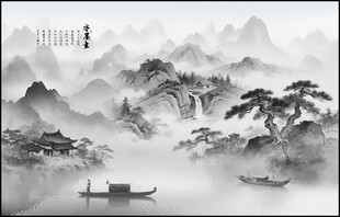 中国风水墨山水画