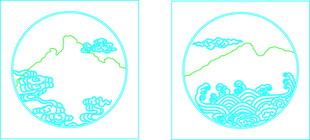 祥云 线条图