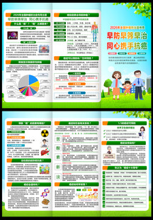 2026肿瘤防治三折页