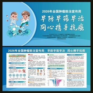 全国肿瘤防治宣传周宣传栏