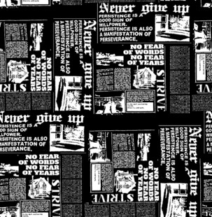 复古风报纸元素图案设计