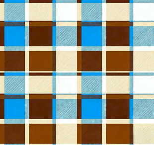 蓝棕格子图案背景