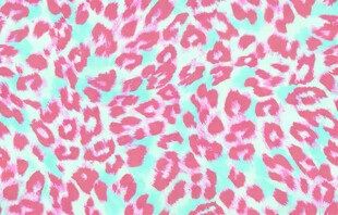 粉蓝豹纹图案纹理