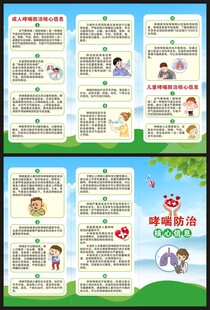 世界防治哮喘日三折页