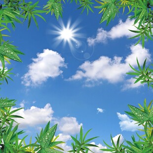 蓝天白云