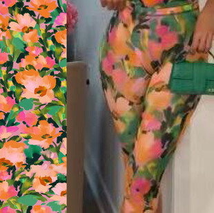 大牌 小碎花 手绘 