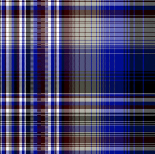 蓝棕相间格子纹理图案