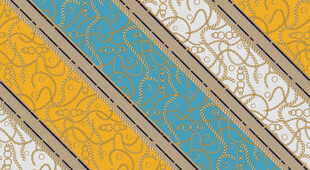 多彩几何条纹装饰图案