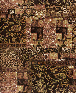复古花纹拼贴图案