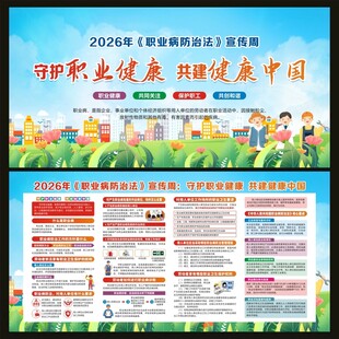 2026年职业病防治法宣传周