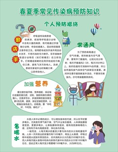 春季常见传染病预防知识