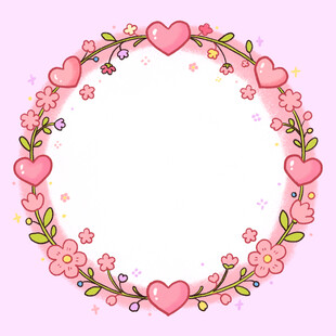 甜心边框