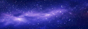 紫色宇宙星空灯箱背景图