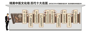 中医文化墙 十大名医